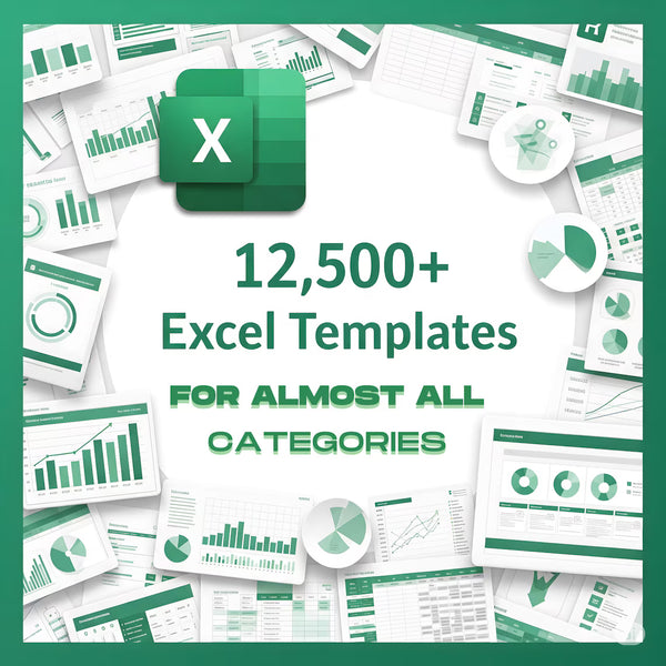 Ultimate Excel Template Bundle: 12,500+ Templates, Spreadsheets & Dashboards
